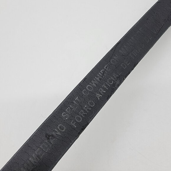 WORTHINGTON BELT BLACK GOLD TONE BUCKLE SZ M SKINNY BELT 34‎ NWT Vintage Classic - Picture 7 of 8